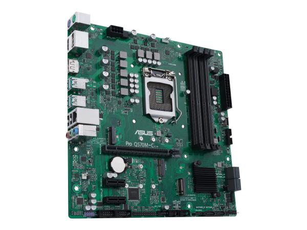 ASUS Pro Q570M-C/CSM - Motherboard - micro ATX - LGA1200-Sockel - Q570 Chipsatz - USB 3.2 Gen 2, USB-C Gen1, U