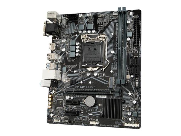 Gigabyte H410M H V2 - 1.0 - Motherboard - micro ATX - LGA1200-Sockel - H410 Chipsatz - USB 3.2 Gen 1 - Gigabit
