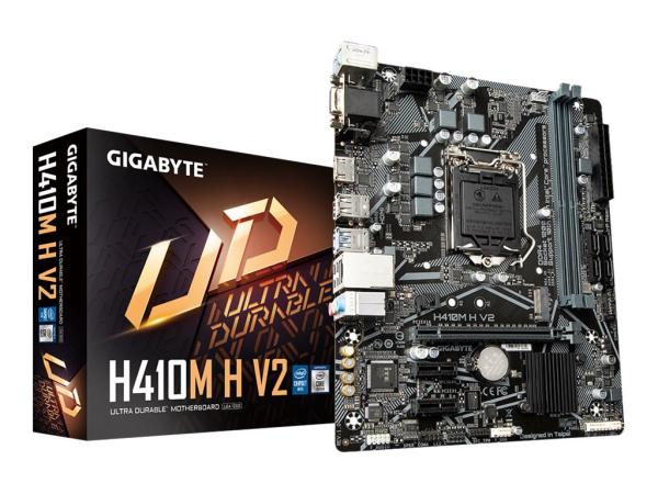 Gigabyte H410M H V2 - 1.0 - Motherboard - micro ATX - LGA1200-Sockel - H410 Chipsatz - USB 3.2 Gen 1 - Gigabit