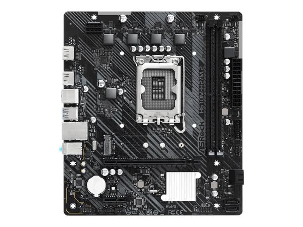 ASRock H610M-H2/M.2 - Motherboard - micro ATX - LGA1700-Sockel - H610 Chipsatz - USB 3.2 Gen 1 - Gigabit LAN -