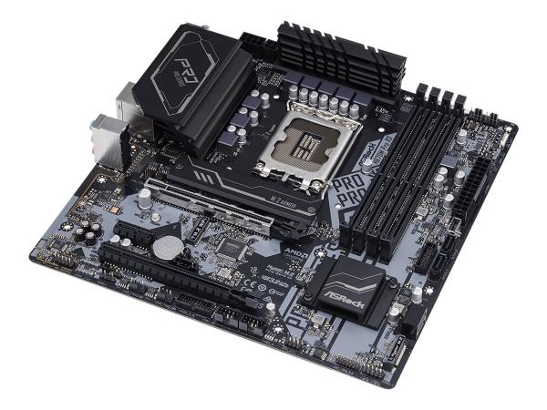 ASRock H670M Pro RS - Motherboard - micro ATX - LGA1700-Sockel - H670 Chipsatz - USB 3.2 Gen 1, USB 3.2 Gen 2,