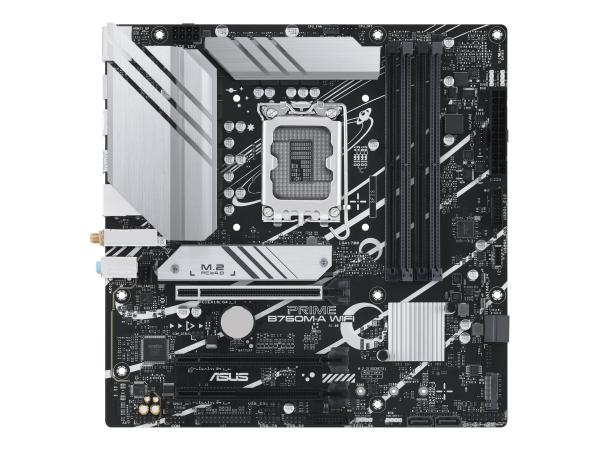 ASUS PRIME B760M-A WIFI - Motherboard - micro ATX - LGA1700-Sockel - B760 Chipsatz - USB 3.2 Gen 1, USB 3.2 Ge