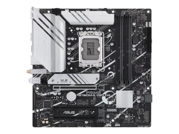 ASUS PRIME B760M-A WIFI D4 - Motherboard - micro ATX - LGA1700-Sockel - B760 Chipsatz - USB 3.2 Gen 2, USB 3.2