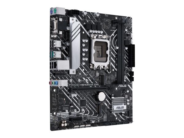 ASUS PRIME H610M-A D4-CSM - Motherboard - micro ATX - LGA1700-Sockel - H610 Chipsatz - USB 3.2 Gen 2, USB 3.2 
