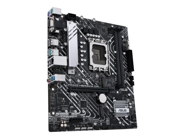 ASUS PRIME H610M-A D4-CSM - Motherboard - micro ATX - LGA1700-Sockel - H610 Chipsatz - USB 3.2 Gen 2, USB 3.2 