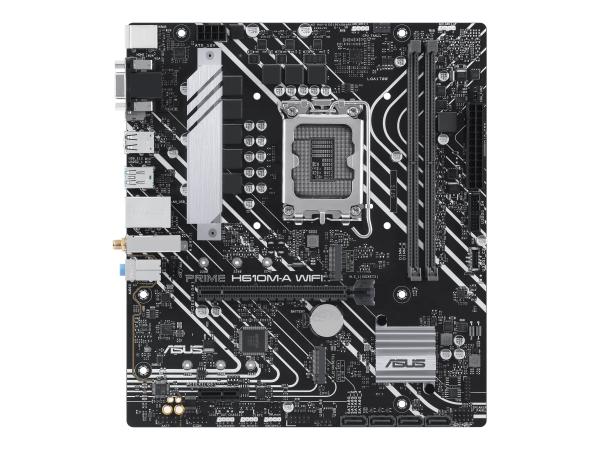 ASUS PRIME H610M-A WIFI - Motherboard - micro ATX - LGA1700-Sockel - H610 Chipsatz - USB 3.2 Gen 2, USB 3.2 Ge