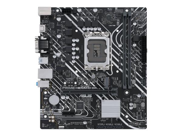 ASUS PRIME H610M-D D4 - Motherboard - micro ATX - LGA1700-Sockel - H610 Chipsatz - USB 3.2 Gen 1 - Gigabit LAN