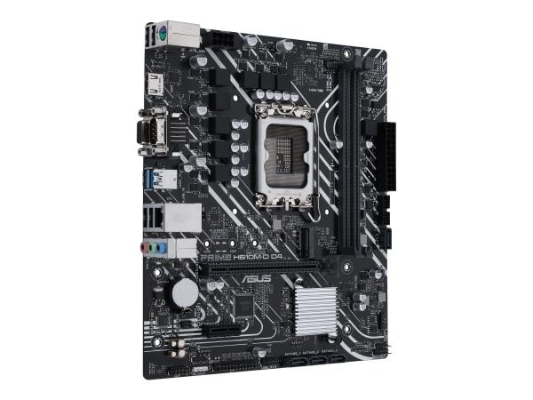 ASUS PRIME H610M-D D4 - Motherboard - micro ATX - LGA1700-Sockel - H610 Chipsatz - USB 3.2 Gen 1 - Gigabit LAN