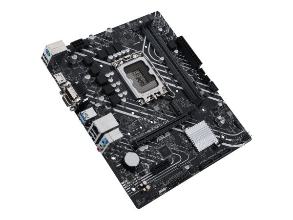 ASUS PRIME H610M-D D4 - Motherboard - micro ATX - LGA1700-Sockel - H610 Chipsatz - USB 3.2 Gen 1 - Gigabit LAN