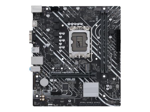ASUS PRIME H610M-K D4 - Motherboard - micro ATX - LGA1700-Sockel - H610 Chipsatz - USB 3.2 Gen 1 - Gigabit LAN