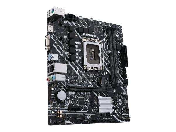 ASUS PRIME H610M-K D4 - Motherboard - micro ATX - LGA1700-Sockel - H610 Chipsatz - USB 3.2 Gen 2, USB 3.2 Gen 