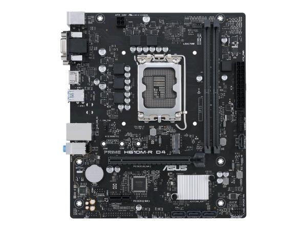 ASUS PRIME H610M-R D4 - Motherboard - micro ATX - LGA1700-Sockel - H610 Chipsatz - USB 3.2 Gen 1 - Gigabit LAN