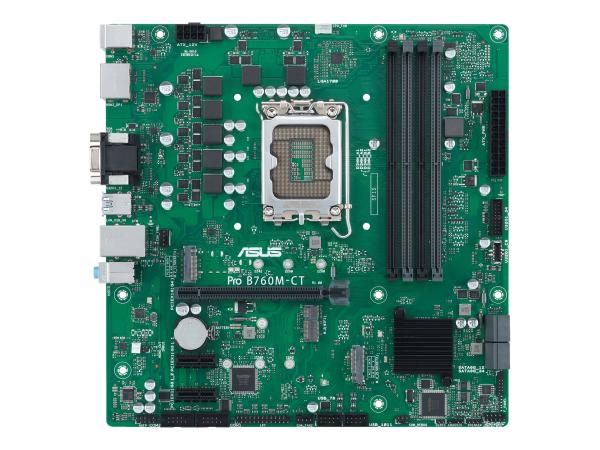 ASUS Pro B760M-CT-CSM - Motherboard - micro ATX - LGA1700-Sockel - B760 Chipsatz - USB 3.2 Gen 1, USB-C 3.2 Ge