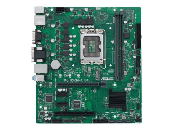 ASUS PRO H610M-C D4-CSM - Motherboard - micro ATX - LGA1700-Sockel - H610 Chipsatz - USB 3.2 Gen 1 - Gigabit L