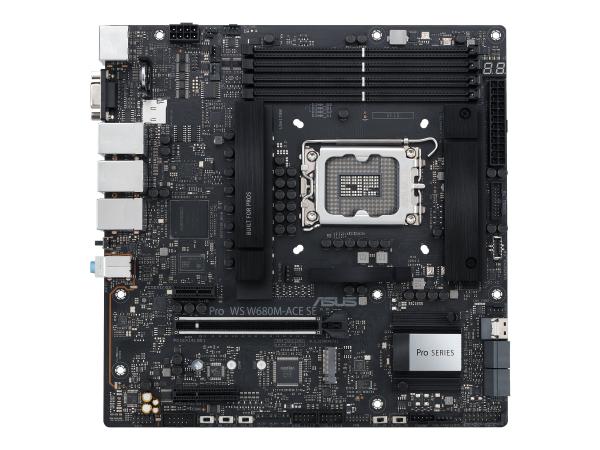 ASUS PRO WS W680M-ACE SE - Motherboard - micro ATX - LGA1700-Sockel - W680 Chipsatz - USB 3.2 Gen 1, USB 3.2 G
