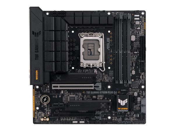 ASUS TUF GAMING B760M-PLUS D4 - Motherboard - micro ATX - LGA1700-Sockel - B760 Chipsatz - USB-C 3.2 Gen 2x2, 