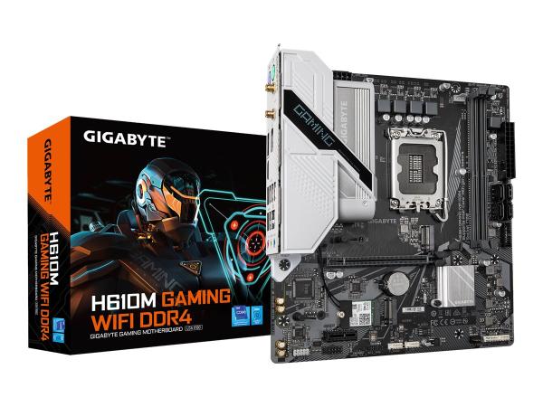 Gigabyte H610M GAMING WIFI DDR4 - 1.0 - Motherboard - micro ATX - LGA1700-Sockel - H610 Chipsatz - USB 3.2 Gen