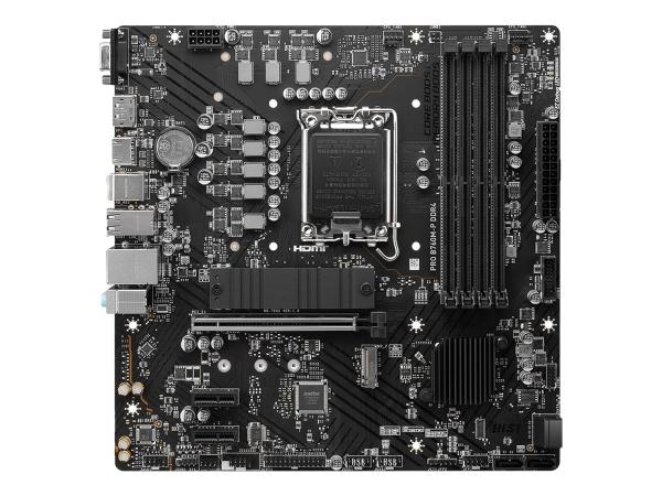 MSI PRO B760M-P DDR4 - Motherboard - micro ATX - LGA1700-Sockel - B760 Chipsatz - USB 3.2 Gen 1, USB-C 3.2 Gen