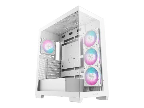 Deepcool CG580 4F WH - Tower - ATX - Seitenteil mit Fenster (gehärtetes Glas)