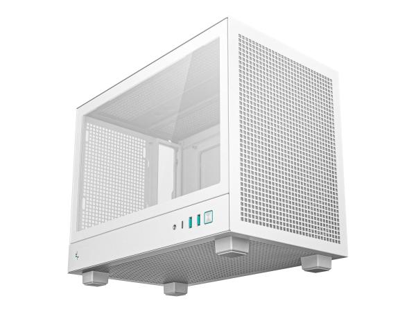 Deepcool CH160 WH - Mini-ITX - Seitenteil mit Fenster (gehärtetes Glas)