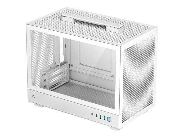 Deepcool CH160 WH - Mini-ITX - Seitenteil mit Fenster (gehärtetes Glas)