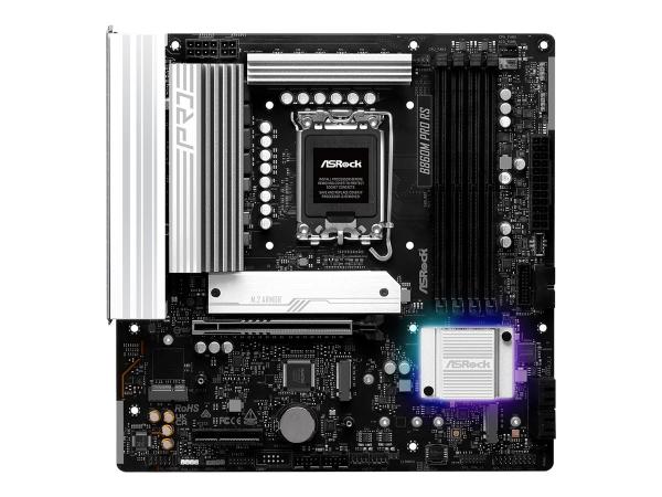 ASRock B860M Pro RS - Motherboard - micro ATX - LGA1851-Sockel - B860 Chipsatz - USB-C 3.2 Gen 2x2, USB-C 3.2 
