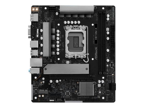 ASRock H810M-X - Motherboard - micro ATX - LGA1851-Sockel - H810 Chipsatz - USB-C 3.2 Gen 1, USB 3.2 Gen 1 - 2