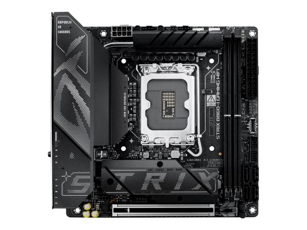 ASUS ROG STRIX B860-I GAMING WIFI - Motherboard - Mini-ITX - LGA1851-Sockel - B860 Chipsatz - USB4, USB 3.2 Ge