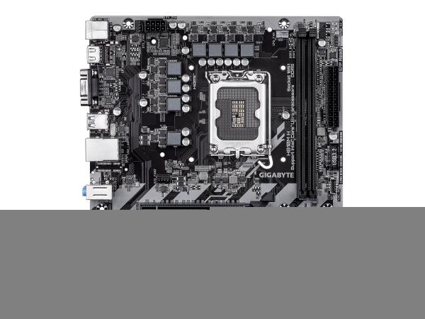 Gigabyte H810M H - Motherboard - micro ATX - LGA1851-Sockel - H810 Chipsatz - USB-C 3.2 Gen 1, USB 3.2 Gen 1 -