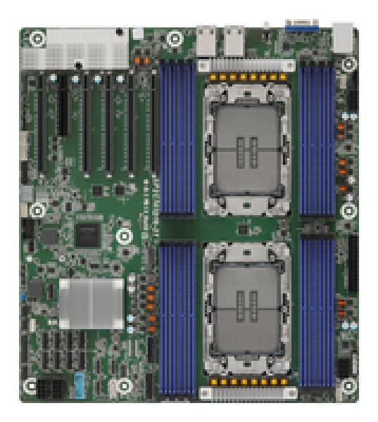 ASRock Mainboard SP2C741D16-2T EEB Dual Sockel 4677 - Mainboard - 6 GB