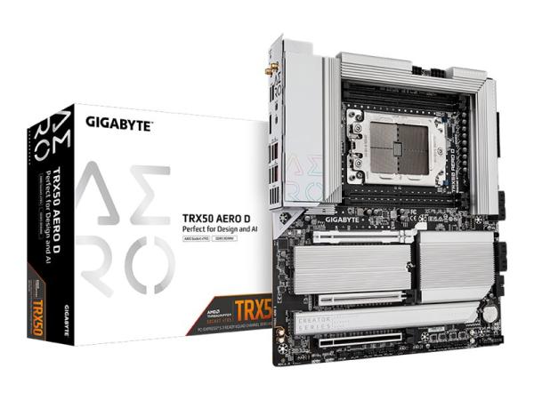 Gigabyte TRX50 AERO D - 1.0 - Motherboard - E-ATX - Socket sTR5 - AMD TRX50 Chipsatz - USB 3.2 Gen 1, USB 3.2 
