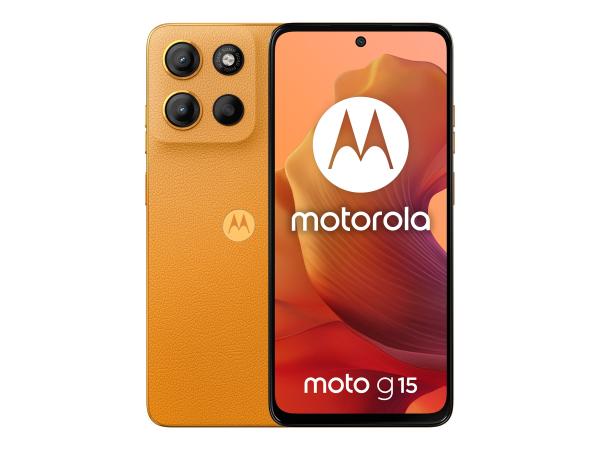 Motorola Solutions Motorola Moto G15 - 4G Smartphone - Dual-SIM - RAM 4 GB / Interner Speicher 128 GB - microS