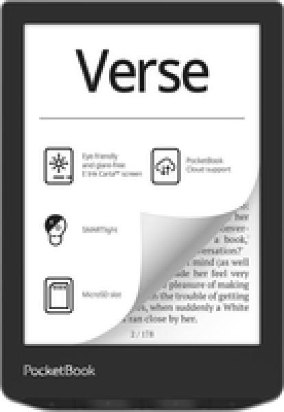 Pocketbook Verse - 15,2 cm (6") - E Ink Carta - 758 x 1024 Pixel - ACSM - DOCX - AZW - DjVu - PRC - AZW3 - EPU