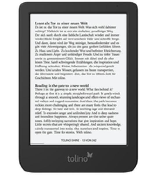 Tolino shine 5. Generation eBook-Reader 6"-E-Ink-Display - E-Book-Reader - 16 GB