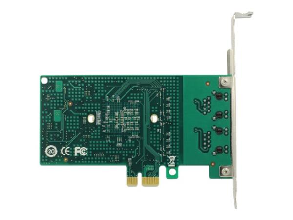 Delock PCI Express Card > 2 x Gigabit LAN - Netzwerkadapter