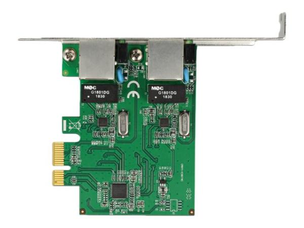 Delock PCI Express Card > 2 x Gigabit LAN - Netzwerkadapter