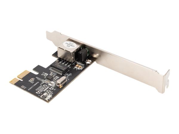 DIGITUS Single Port Gigabit Ethernet Netzwerkkarte, RJ45,PCI Express