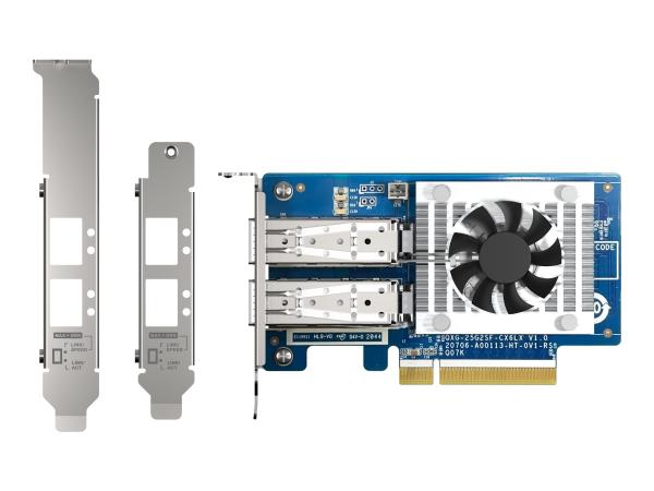 QNAP QXG-25G2SF-CX6 - Netzwerkadapter - PCIe 4.0 x8 Low-Profile