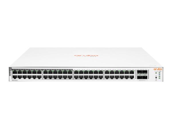 HPE Networking Instant On 1830 48G 24p Class4 PoE 4SFP 370W Switch - Switch - Smart - 24 x 10/100/1000 + 24 x 