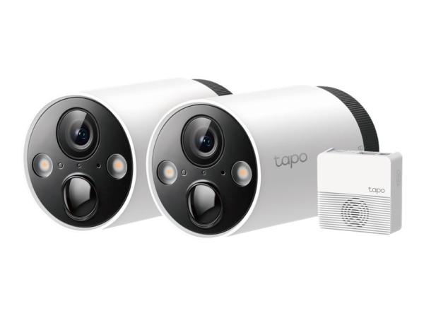 TP-LINK Tapo C420S2 V1 - 2 x Tapo C420 Kameras + Tapo H200 Hub - Netzwerk-Überwachungskamera - Innenbereich, 