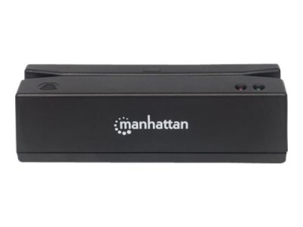 IC Intracom Manhattan USB-A Magnetic Strip Card Reader, Triple Track Reader, Keyboard Wedge Decoder, Cable 1.5
