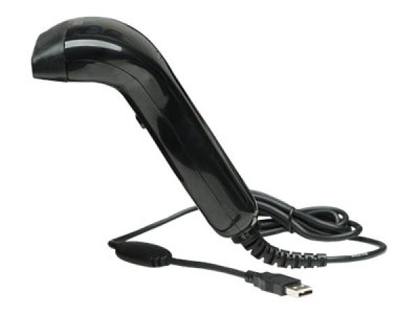 IC Intracom Manhattan Contact CCD Handheld Barcode Scanner, USB, 80mm Scan Width, Cable 152cm, Max Ambient Lig
