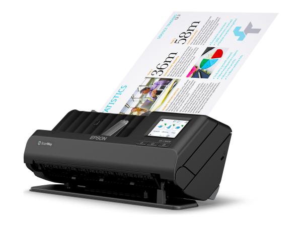 Epson ES-C380W - Einzelblatt-Scanner - Duplex - A4/Legal - 600 dpi x 600 dpi - automatischer Dokumenteneinzug 