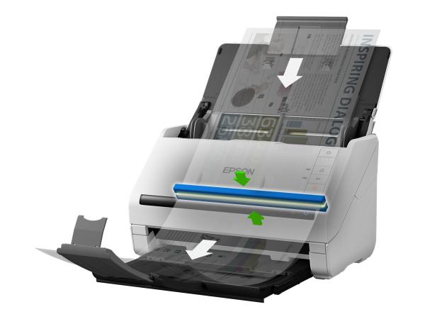 Epson WorkForce DS-530II - Dokumentenscanner - Duplex - 215.9 x 6096 mm - 600 dpi x 600 dpi - bis zu 35 Seiten