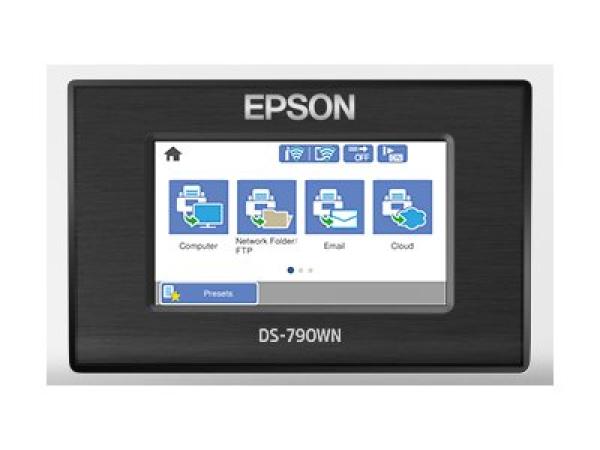 Epson WorkForce DS-790WN - Dokumentenscanner - Duplex - A4/Legal - 600 dpi x 600 dpi - bis zu 45 Seiten/Min. (