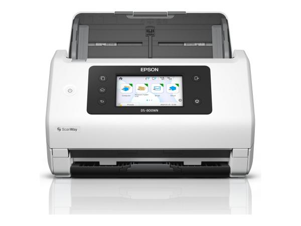 Epson WorkForce DS-800WN - Dokumentenscanner - Duplex - A4/Legal - 600 dpi x 600 dpi - bis zu 50 Seiten/Min. (