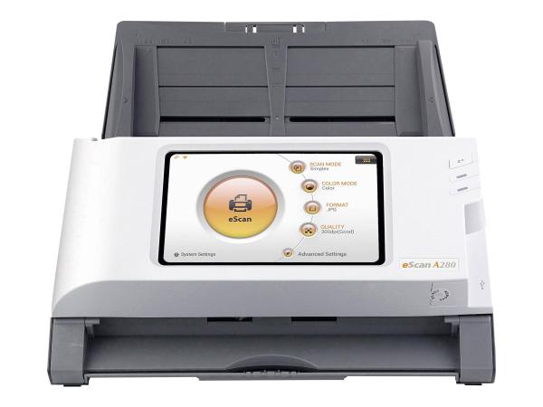 Plustek eScan A280 - Essential - Dokumentenscanner - CCD - Duplex - Legal - 600 dpi x 600 dpi - bis zu 20 Seit