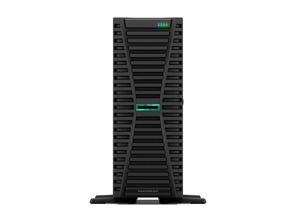 HPE ProLiant ML350 Gen11 - Server - Tower - 4U - zweiweg - 1 x Xeon Silver 4510 / 2.4 GHz - RAM 64 GB - SATA/S