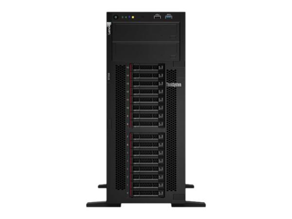 Lenovo ThinkSystem ST550 7X10 - Server - Tower - 4U - zweiweg - 1 x Xeon Silver 4208 / 2.1 GHz - RAM 32 GB - H