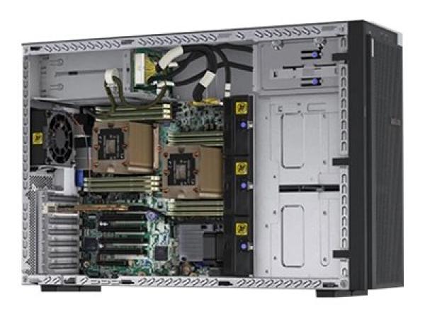 Lenovo ThinkSystem ST550 7X10 - Server - Tower - 4U - zweiweg - 1 x Xeon Silver 4208 / 2.1 GHz - RAM 32 GB - H